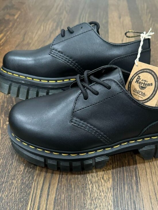 dr. martens audrick 3-eye 1461 leather oxfords black (size 8W / 7M NWT)